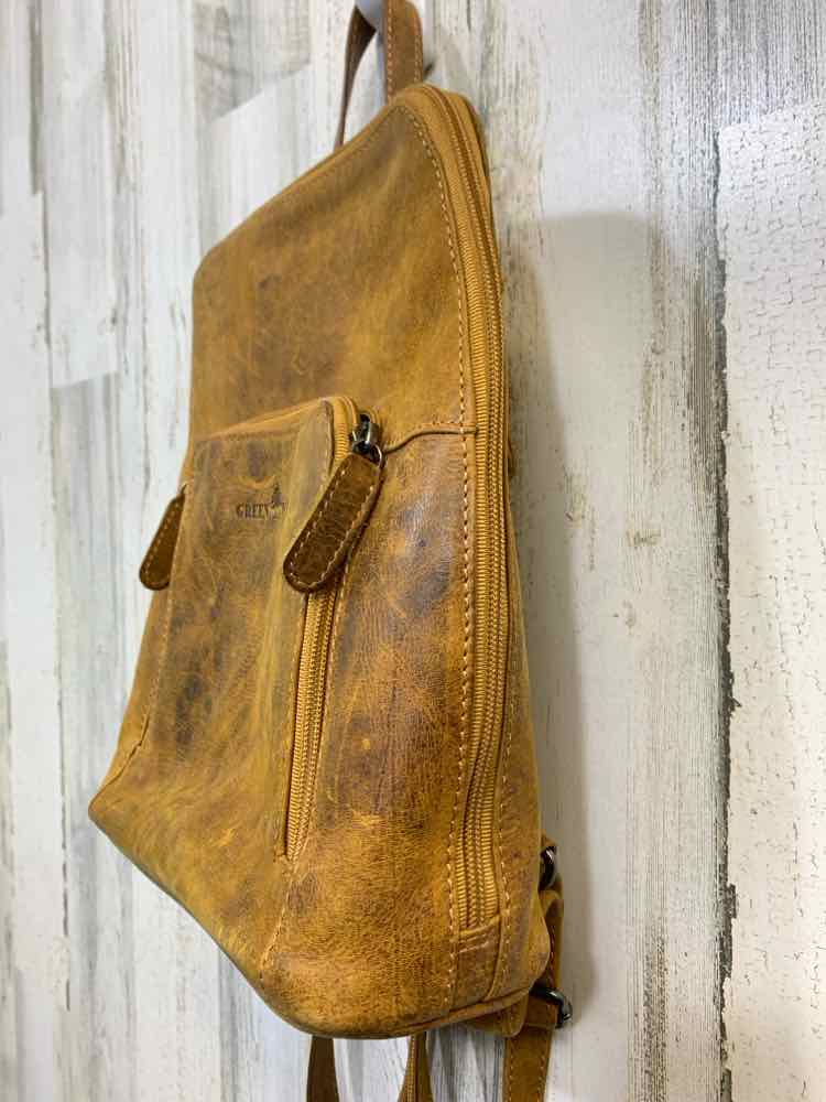 PRE-OWNED GREENWOOD CAMEL COLOR BACKPACK