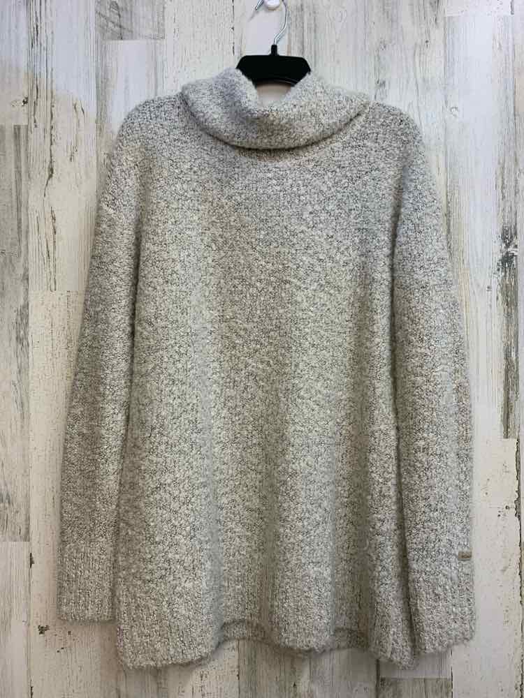 COLUMBIA Tops Size XL CRM/GRAY SWEATER Sweater