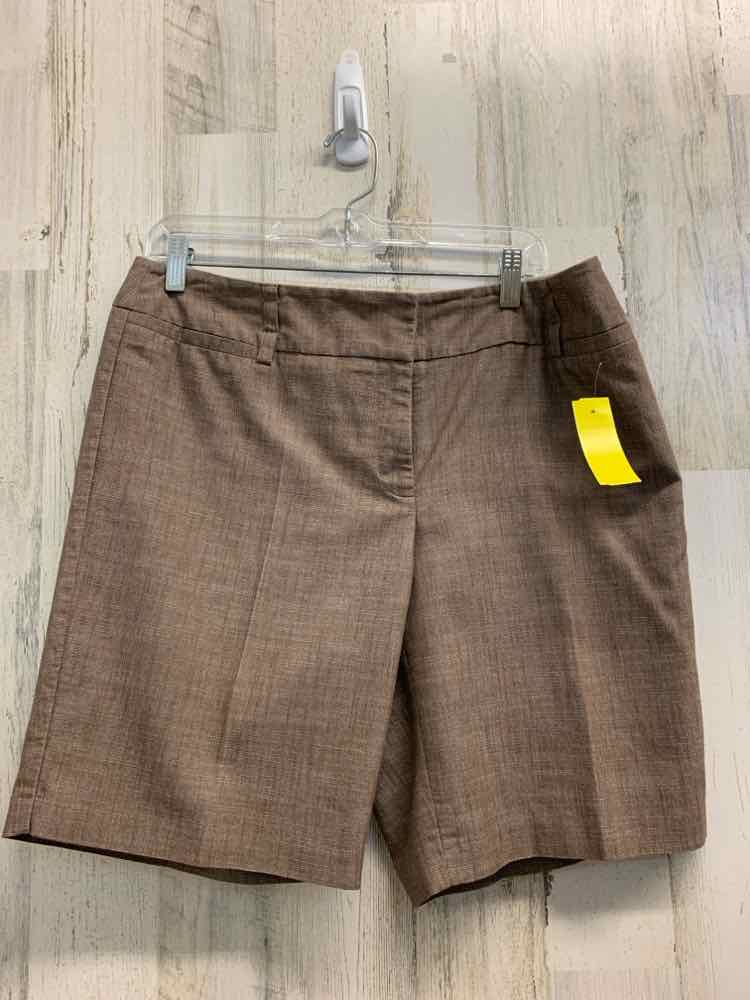 PRE-OWNED Size 12 AB STUDIO BOTTOMS Brown Shorts