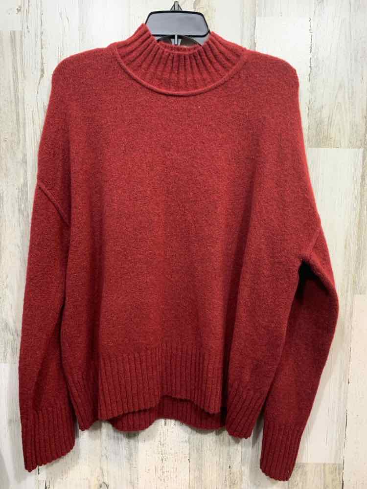 NWT ON 34TH Size L Tops Burgundy LONG SLEEVES SWEATER