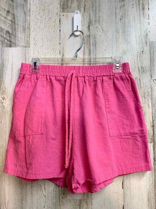 PRE-OWNED Size L SHEIN BOTTOMS HOT PINK Shorts