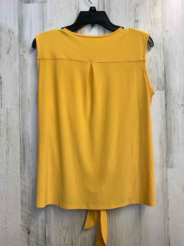 CATO Tops Size M Yellow SLEEVELESS TOP