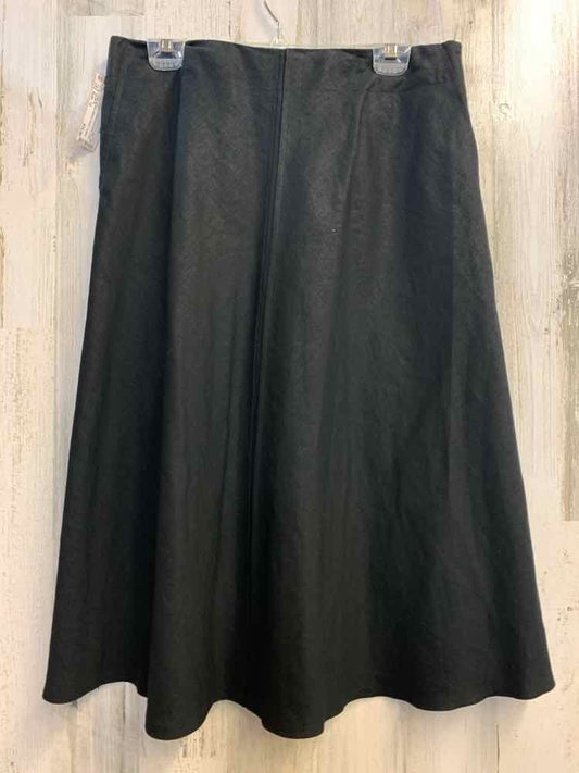 PRE-OWNED TALBOTS Dresses and Skirts Size 12 Black Solid TUBE Skirt/LONG BLACK T