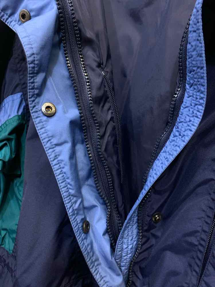 PRE-OWNED COLUMBIA JACKETS / COATS Size L BLUE/GREEN 2 TONE JACKET Jacket/NAVY/