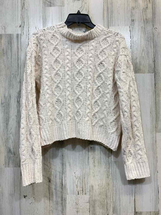 NWT PROOF APPAREL Tops Size M Cream CABLE SWEATER Sweater/CREAM CABLE KNIT SWEAT