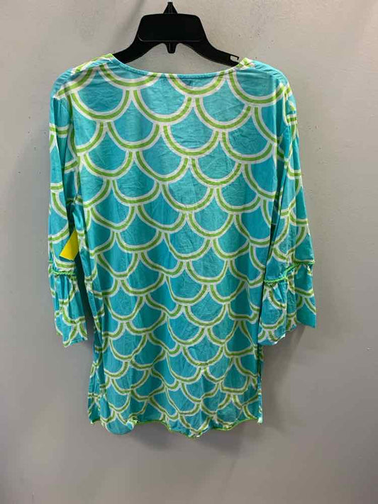 BUCKHEAD BETTIES Dresses and Skirts Size L GRN/AQUA Dress