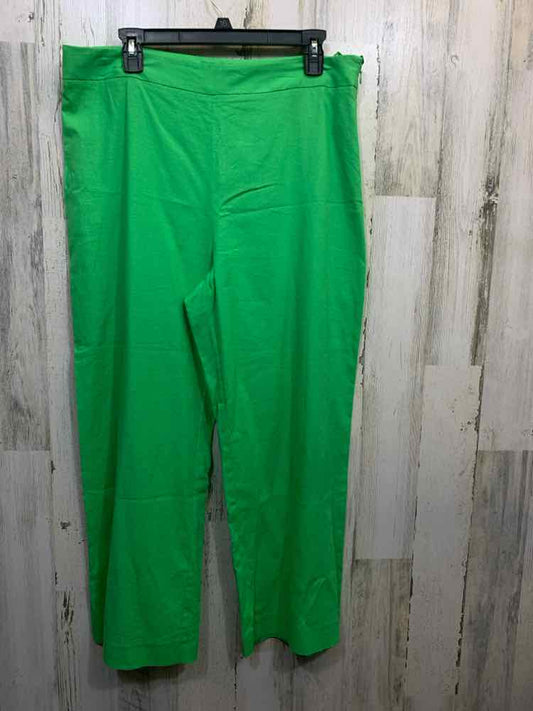 NWT PRESTON & YORK Tops Size 16 Lime Green SLEEVELESS TOP/BUTTON FRONT