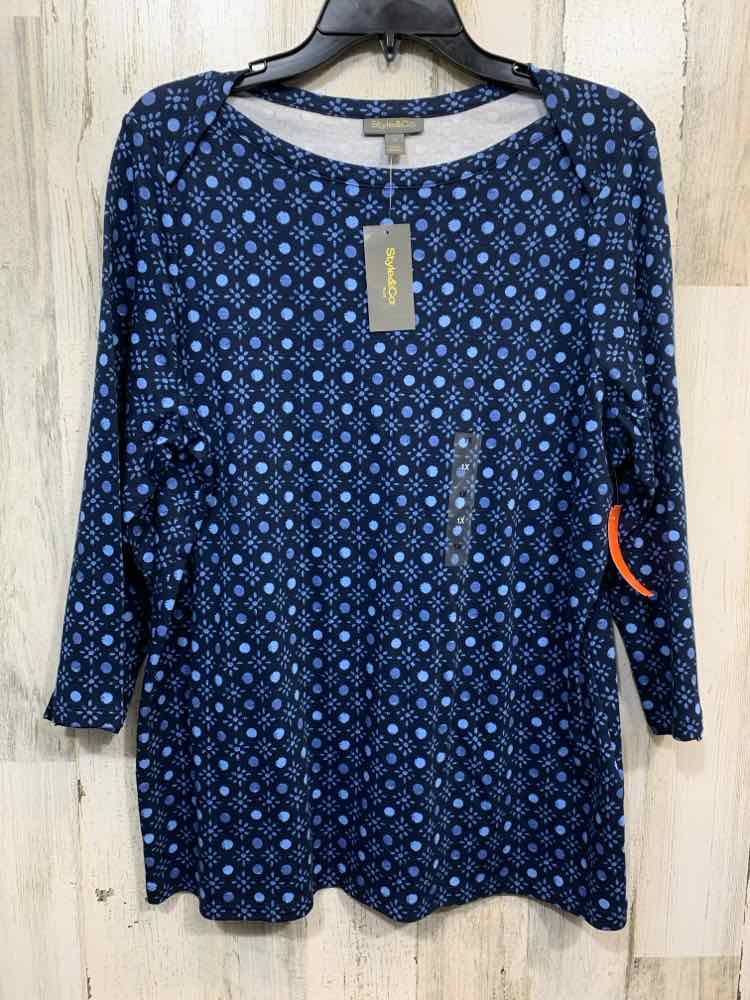 NWT STYLE & CO/LONG SLEEVE TUNIC TOP