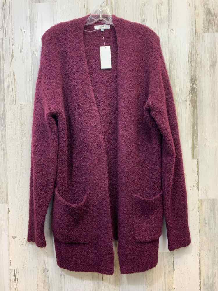 NWT HOOKED UP Tops Size S Plum LONG SLEEVES Sweater
