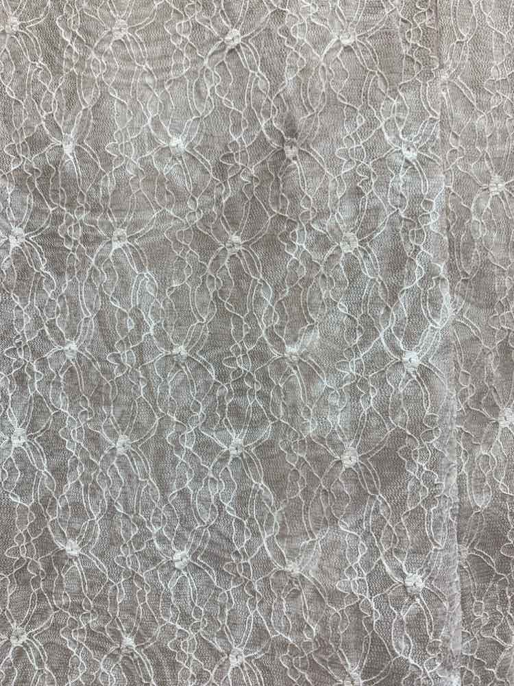 CATO Tops Size XS CRM/TAN Lace DOLMAN TOP