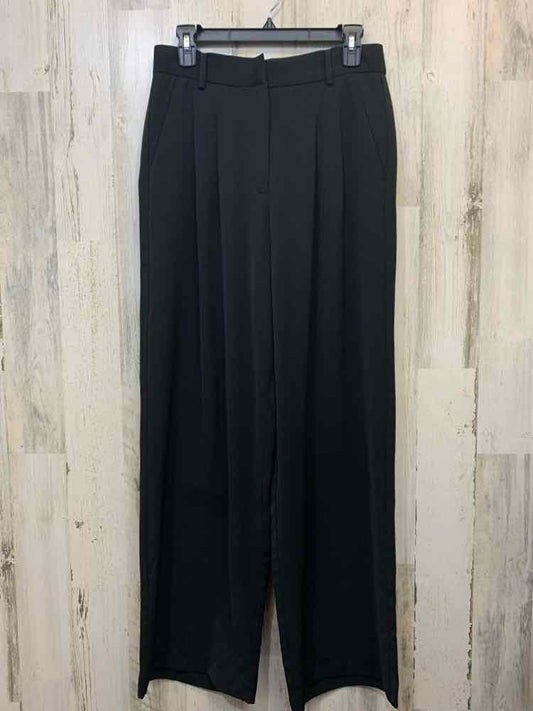 PRE-OWNED Size M FRENCH CONNECTION BOTTOMS Black Solid PANTS Pants/BLACK CASUAL