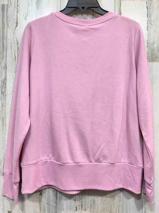 NWT WE WANDER Size MP Tops Pink LONG SLEEVE WRAP BLOUSE