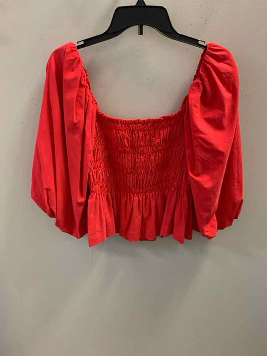 STRUT & BOLT Tops Size M Red