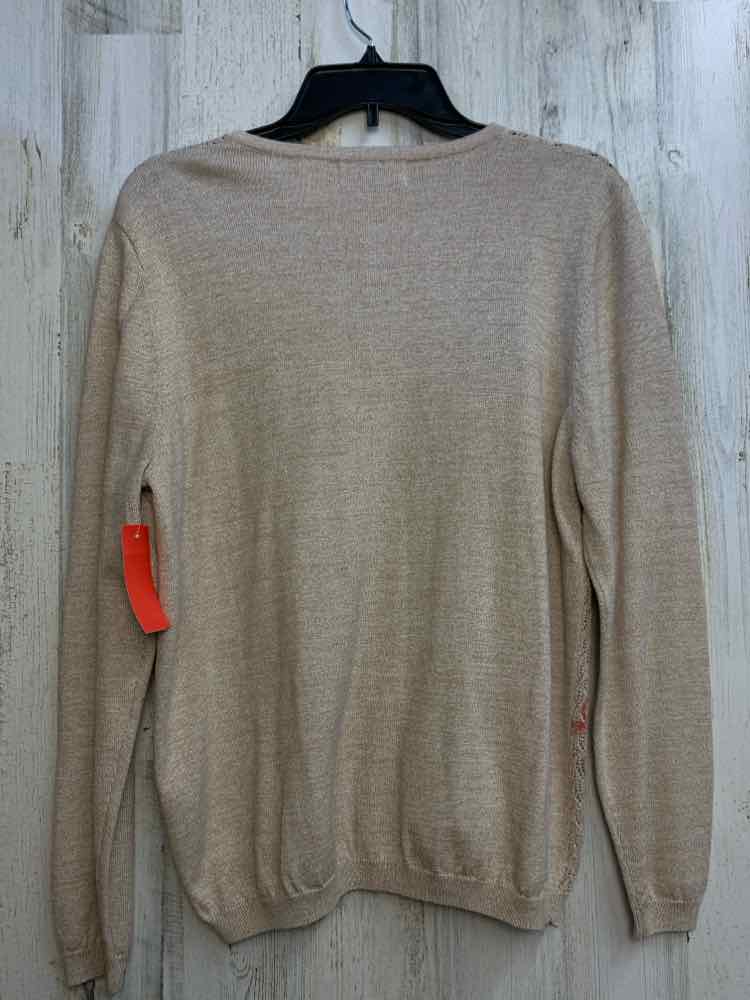 ALFRED DUNNER Tops Size M TAN/PINK TOP