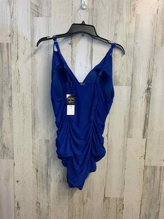 NWT CALVIN KLEIN PLUS SIZES Size 18 Royal Blue Swimsuit