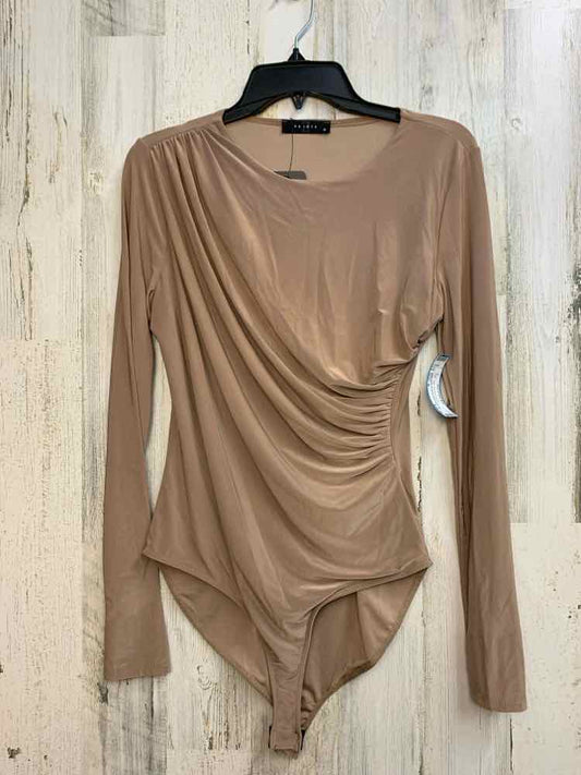 NWT SAINTS Tops Size M Tan BODYSUIT TOP