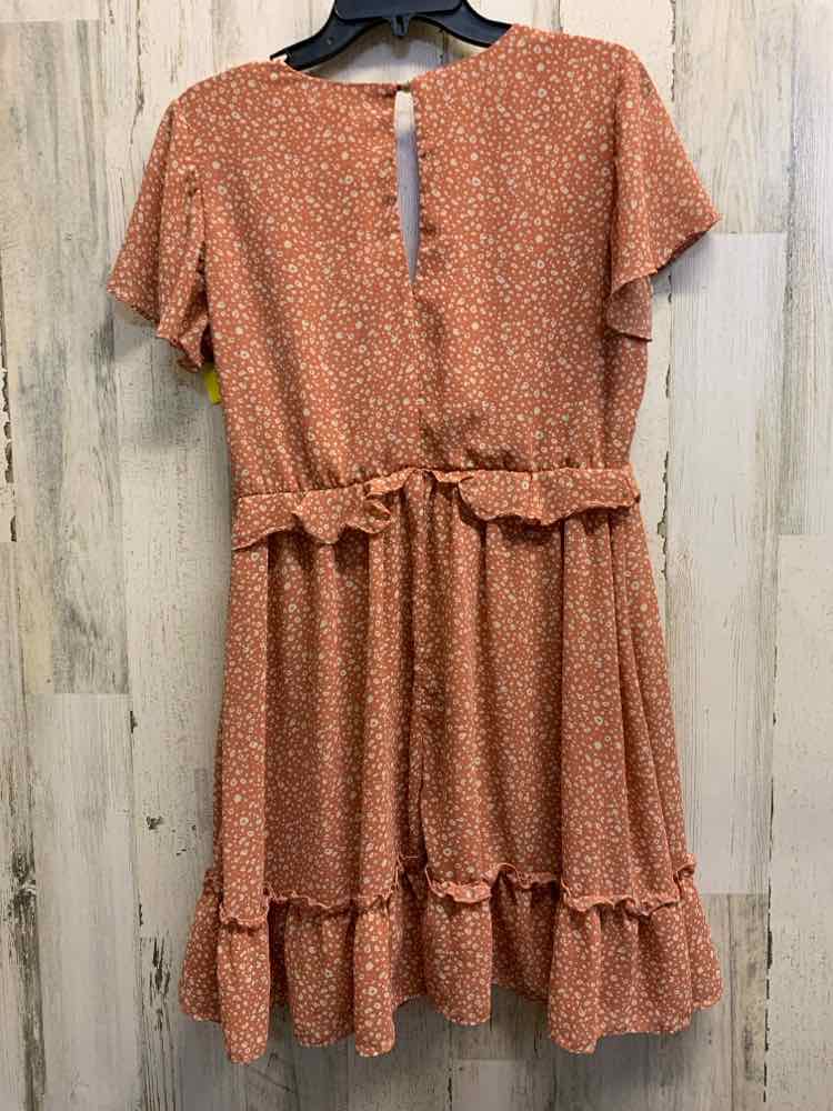 PRE-OWNED &MERCI Dresses and Skirts Size L TAN/CREAM SPECKLED SUNDRESS Dress/SPE