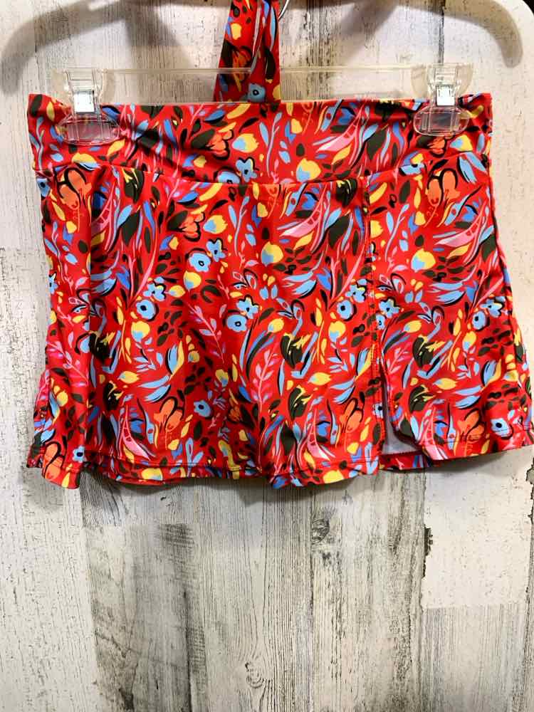PRE-OWNED Swimwear Size S/2PC HALTER STYLE BLOUSON W/ CENTER TWIST GATHERING & S