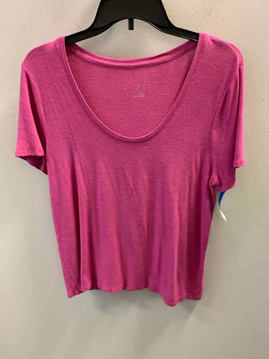A NEW DAY Tops Size M Pink SHORT SLEEVES TOP
