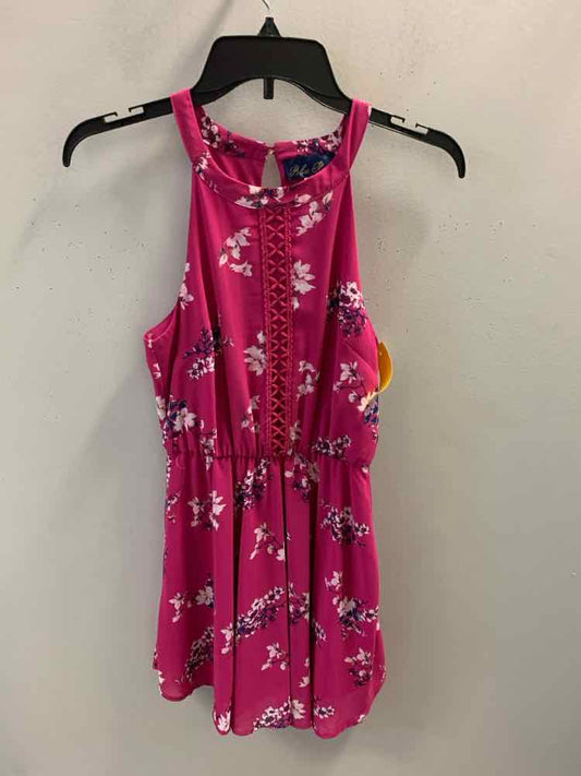 BLUE RAIN Dresses and Skirts Size XS MAGENTA Floral Dress
