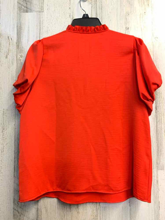 NWT KARL LAGERFELD Tops Size XS TOMATO RED SHORT SLEEVES TOP
