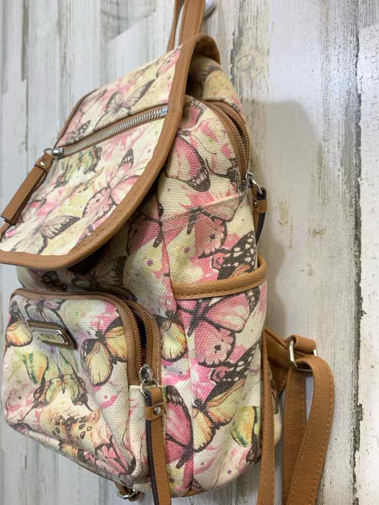PRE-OWNED ROSETTI BGE/PNK  BUTTERFLIES BACKPACK