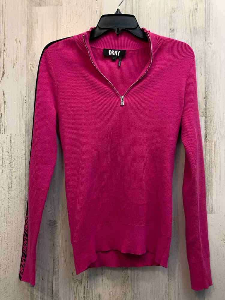 DKNY Tops Size M HOT PINK RIBBED LONG SLEEVES TOP