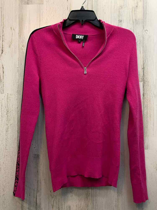 DKNY Tops Size M HOT PINK RIBBED LONG SLEEVES TOP