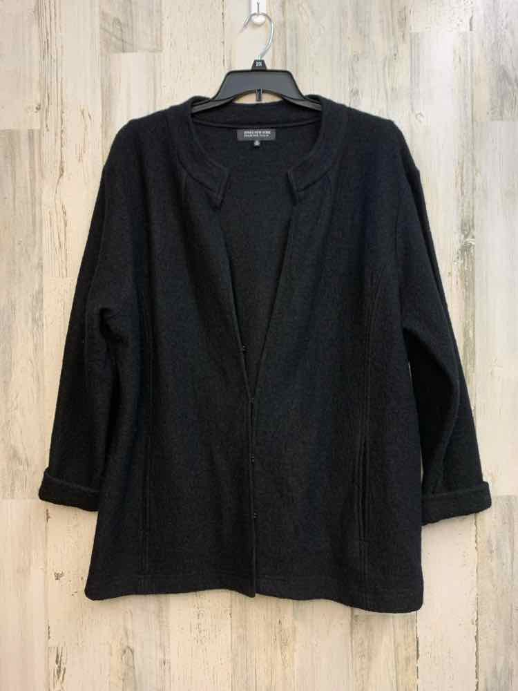 JONES NEW YORK PLUS SIZES Size 3X Black JACKET Jacket