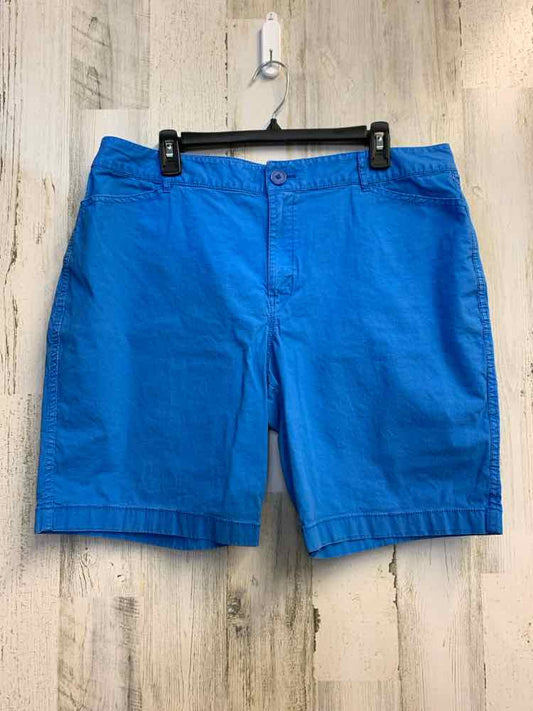 Size 16 COLDWATER CREEK BOTTOMS BRIGHT BLUE BERMUDA Shorts