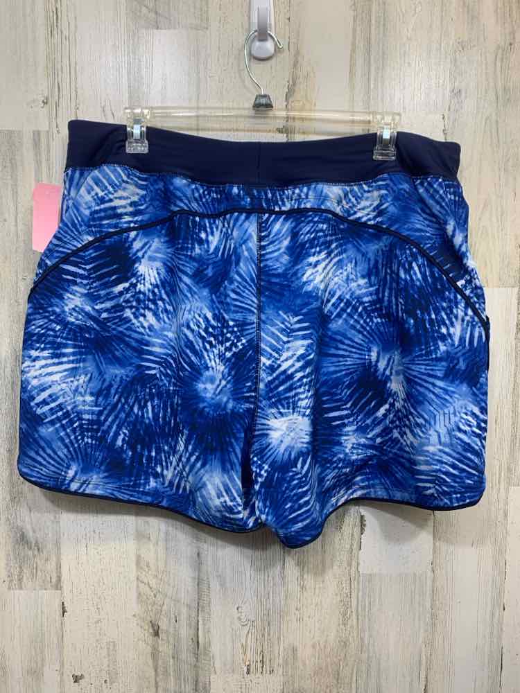PRE-OWNED LANDS END BOTTOMS 22W BLUE/WHITE TY-DYE ACTIVEWEAR Activewear Bottom/T