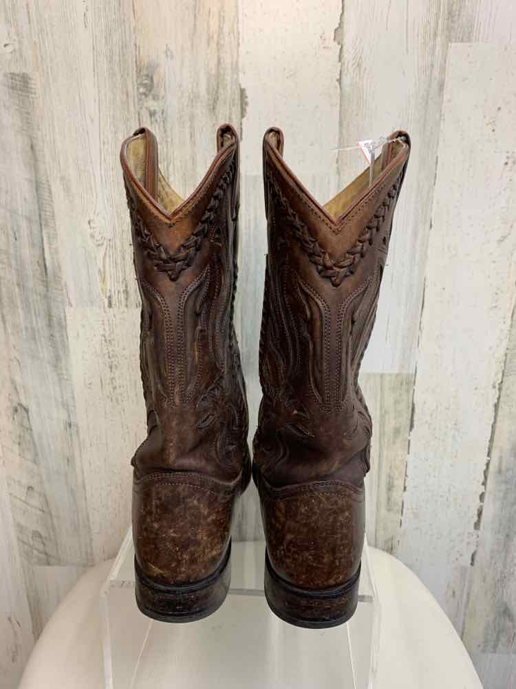 PRE-OWNED FRYE SHOES 8 Brown Shoes/WESTERN STYLE BOOTS