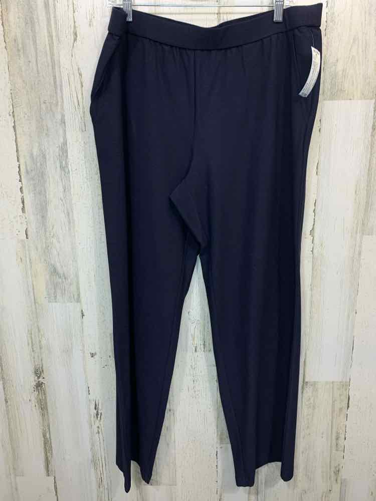 PRE-OWNED EILEEN DARK BLUE STRAIGHT PANTS