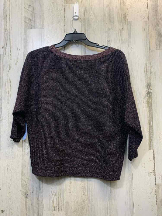 PRE-OWNED I.N STUDIO Tops Size PL BLK/ 3/4 SLEEVE TOP/CROPPED/ RIBBED W/SCOOP NE