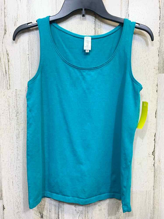 PRE-OWNED JONES NEW YORK Tops Size XS teal/white MARBLIZED Cardigan/KNIT BLEND O