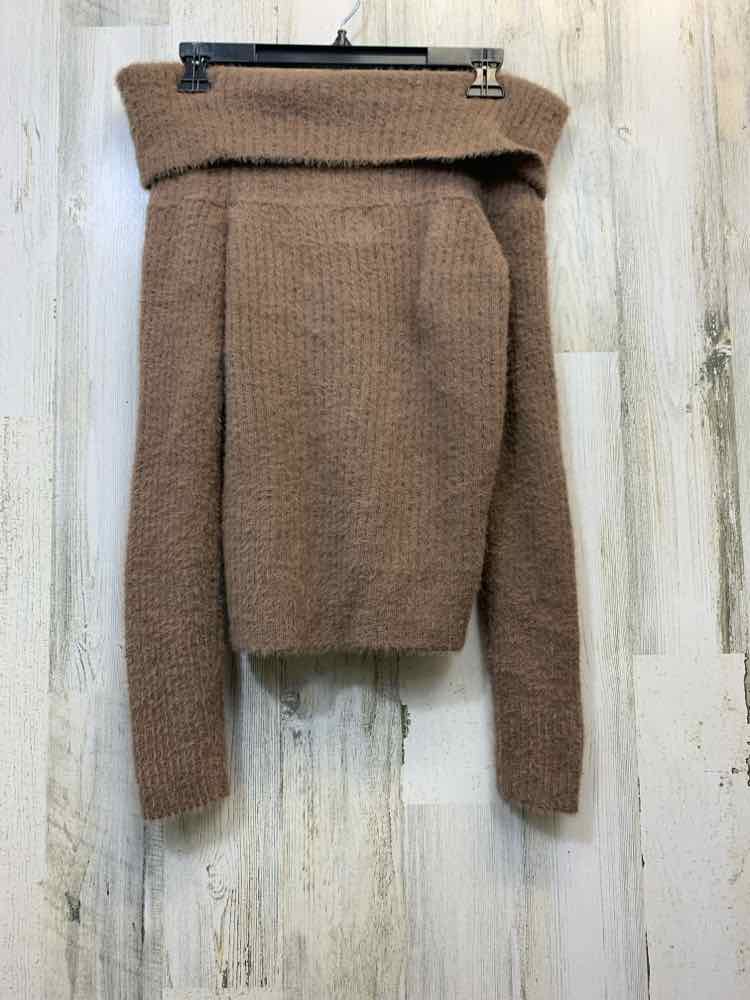 NWT HIPPIE ROSE Tops Size M Brown LONG SLEEVES Sweater