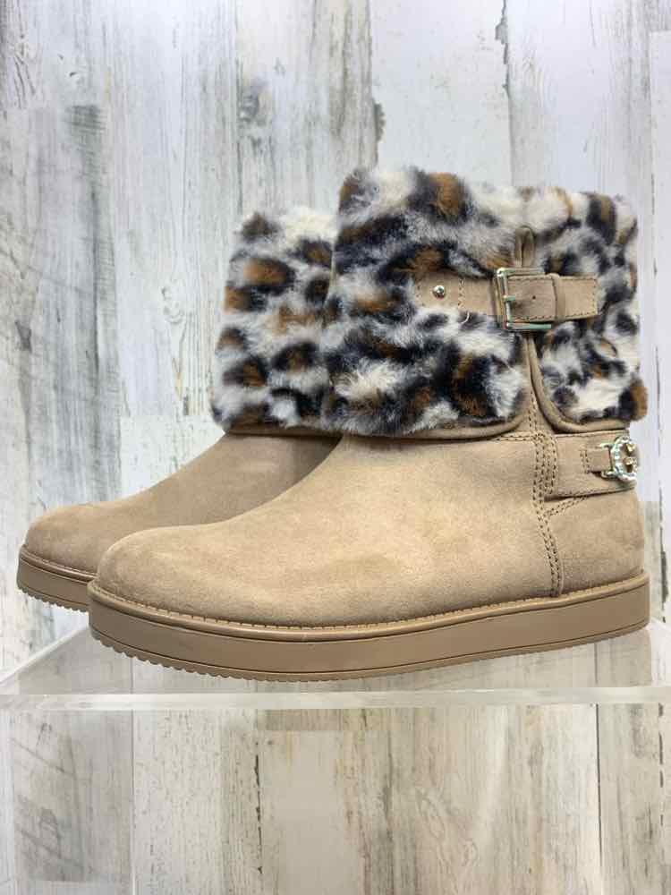 NWT GBG LA SHOES Shoe Size 7 Tan CHEETAH Boots