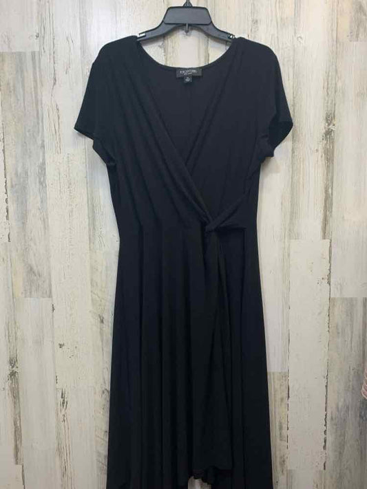 PERCEPTIONS Dresses and Skirts Size XL Black SHORT SLEEVES Dress