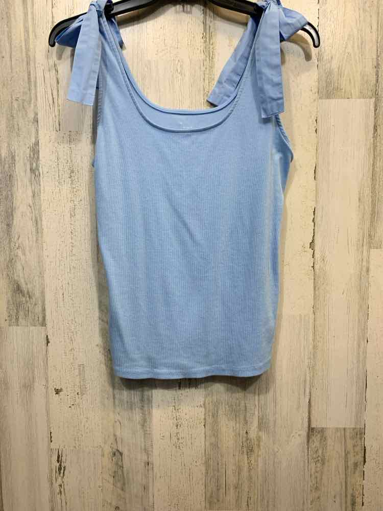 PRE-OWNED A NEW DAY Tops Size XXL CAROLINA BLUE RIBBED TANK TOP Tank Top/CAROLIN