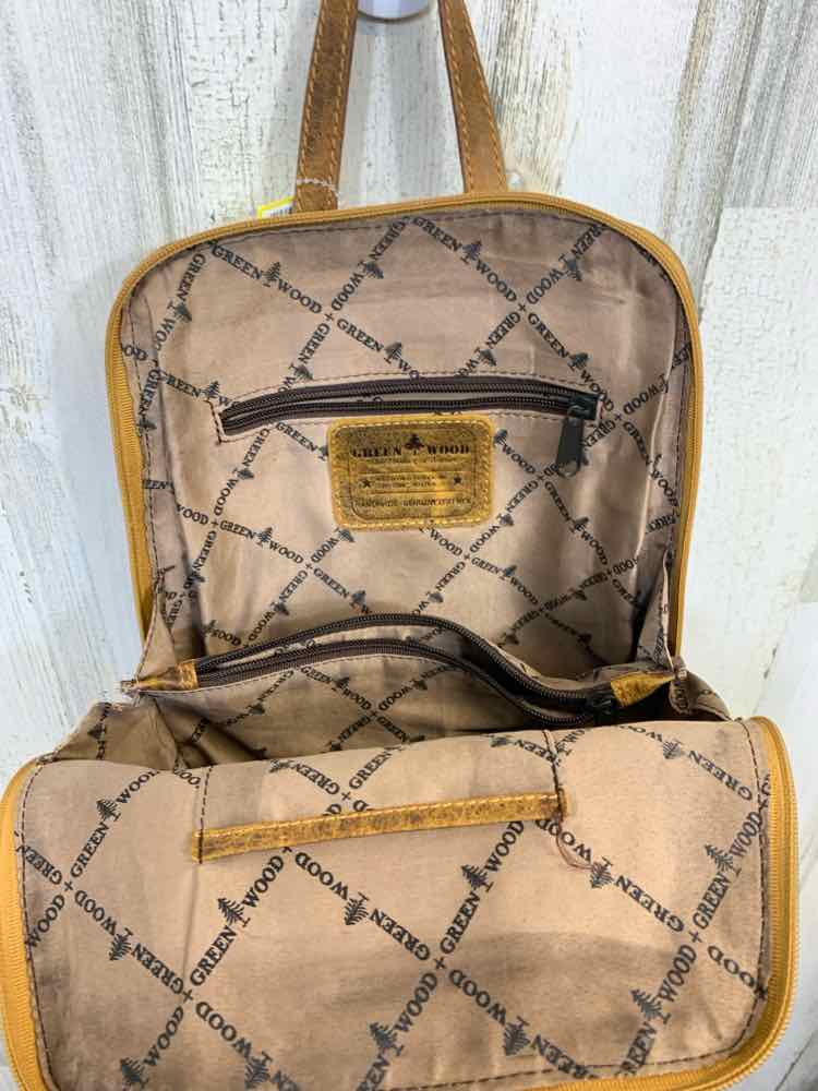 PRE-OWNED GREENWOOD CAMEL COLOR BACKPACK