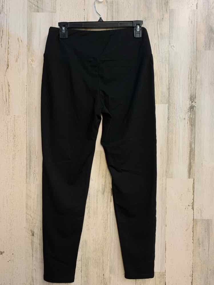 PRE-OWNED Size M PER SE BOTTOMS Black SLIM LEG Pants/ELASTIC WAISTBAND