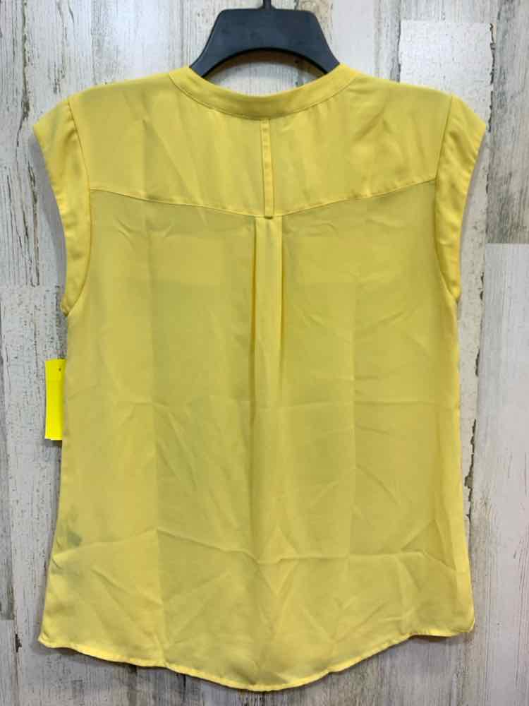 PRE-OWNED THE LIMITED Tops Size S Yellow CAP SLEEVE Blouse