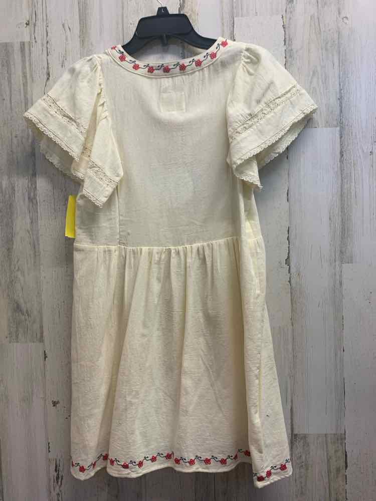 NWT UMGEE Dresses and Skirts Size S CREAM/RED/BLUE Floral A-LINE Dress/CRAM/RED/