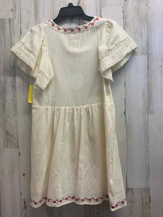 NWT UMGEE Dresses and Skirts Size S CREAM/RED/BLUE Floral A-LINE Dress/CRAM/RED/