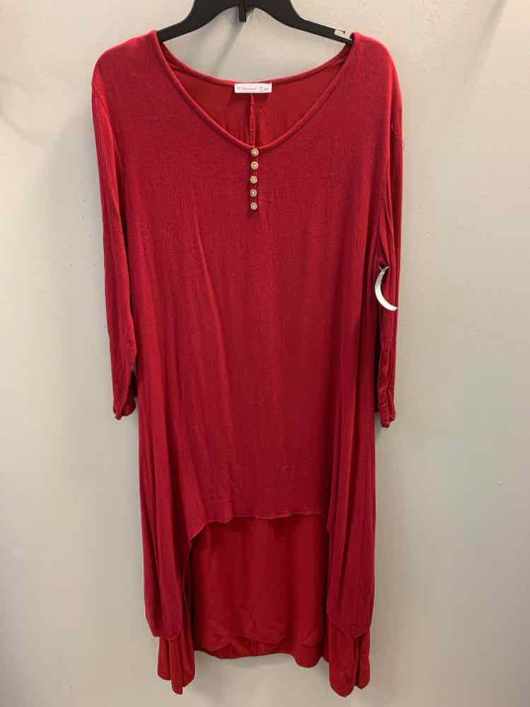 R. VIVIMOS Dresses and Skirts Size L Red Dress