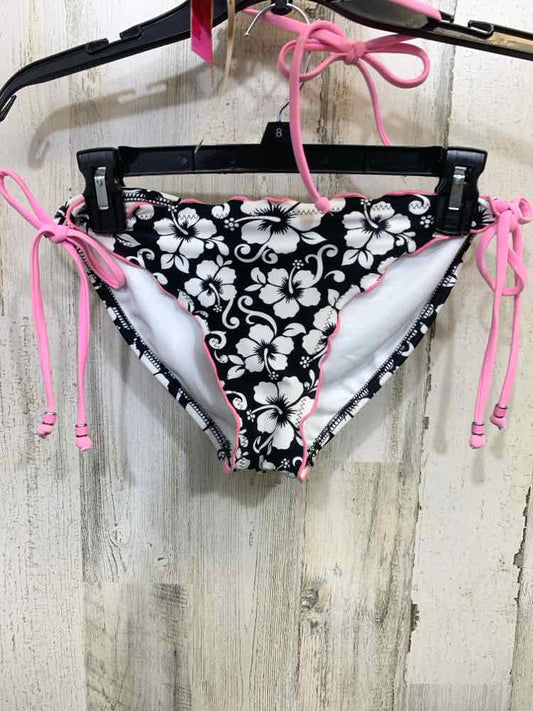 NWT XHILARATION/2PC Y2K STYLE HIBISCUS PRINT STRING BIKINI
