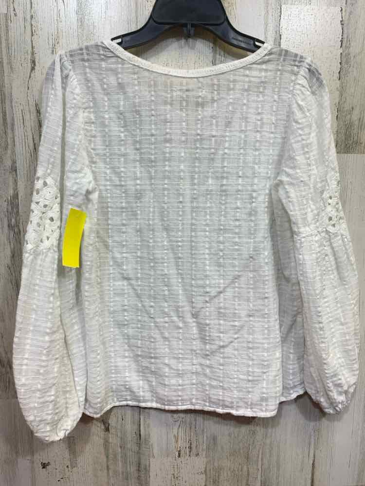 PRE-OWNED MAX STUDIO LONDON/CRINKLED GUAZE-LIKE BOHO-INSPIRED SPLIT BUTTON