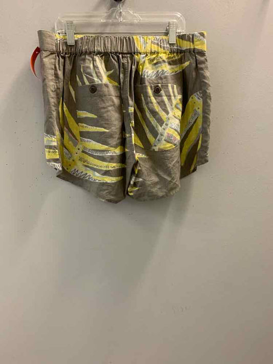 Size M Patagonia BOTTOMS BRN/YLW/WHT PALMS Shorts