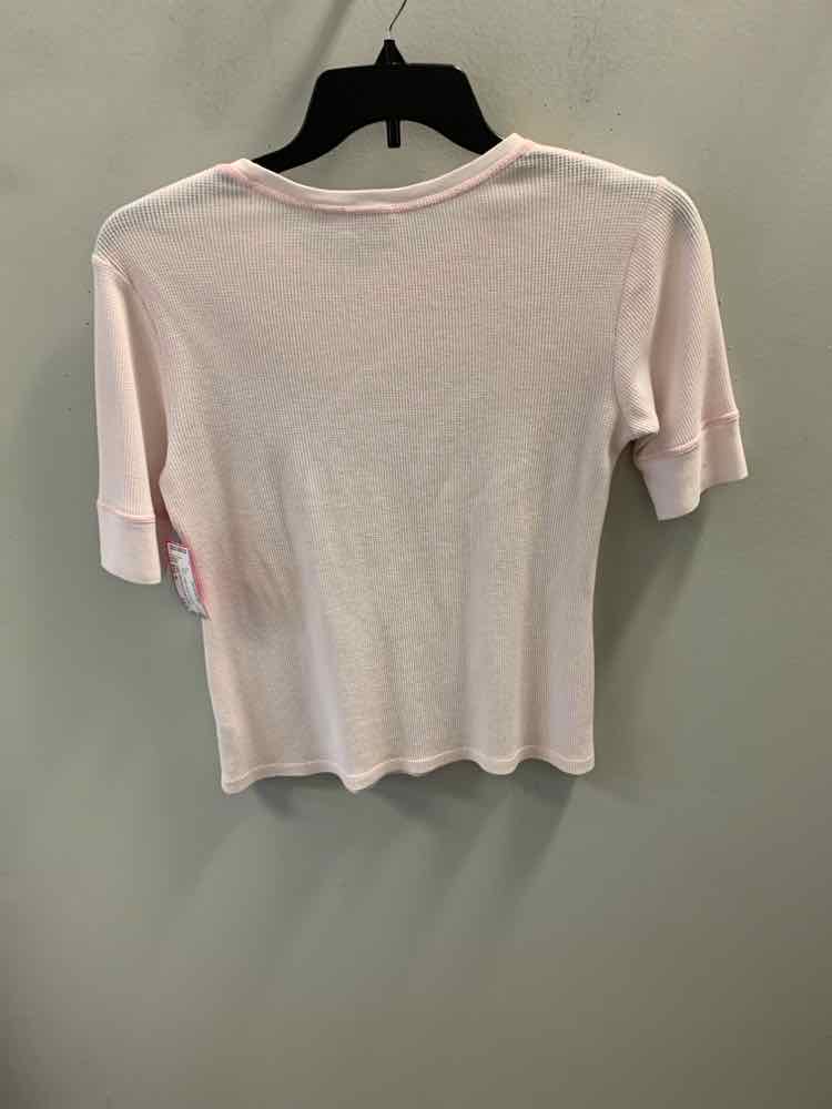 CATO Tops Size M LT PINK SHORT SLEEVES TOP