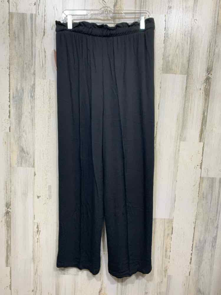 PRE-OWNED XHILARATION/ELASTIC/DRAWSTRING WAIST LOOSE FIT WIDE LEG PANT